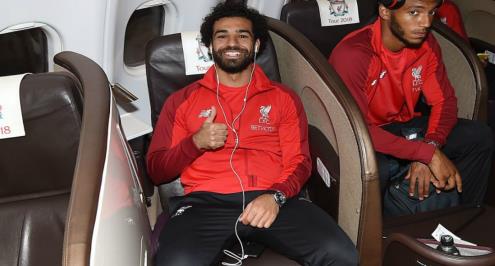 ليفربول يكشف موقف صلاح من تدريبه الأول بالأراضي الأمريكية